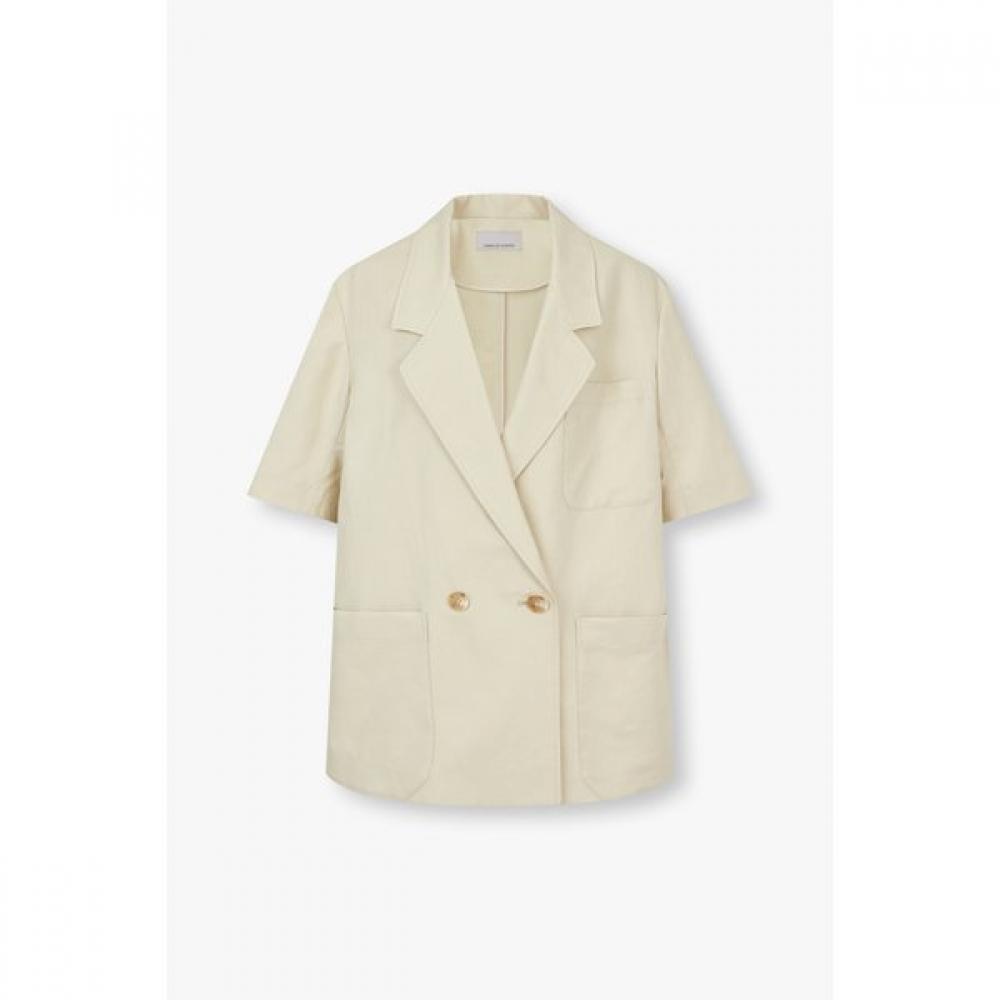 

Vov Half Sleeve Oversized Double Jacket 7155210005 light beige/S
