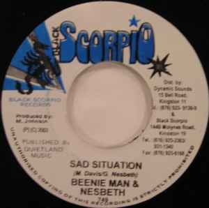 

7inch Record BEENIE MAN & NESBETH - Sad Situation NONE 2003 Jamaica Reggae, Ska & Dub Used