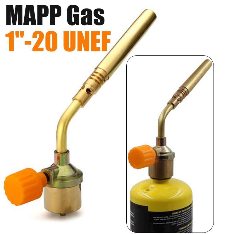 

1Pc Brass Welding Torch Propane Gas Torch Self Ignition Trigger Style Heating Solder Burner Welding Plumbing Nozzles Camping 1pc