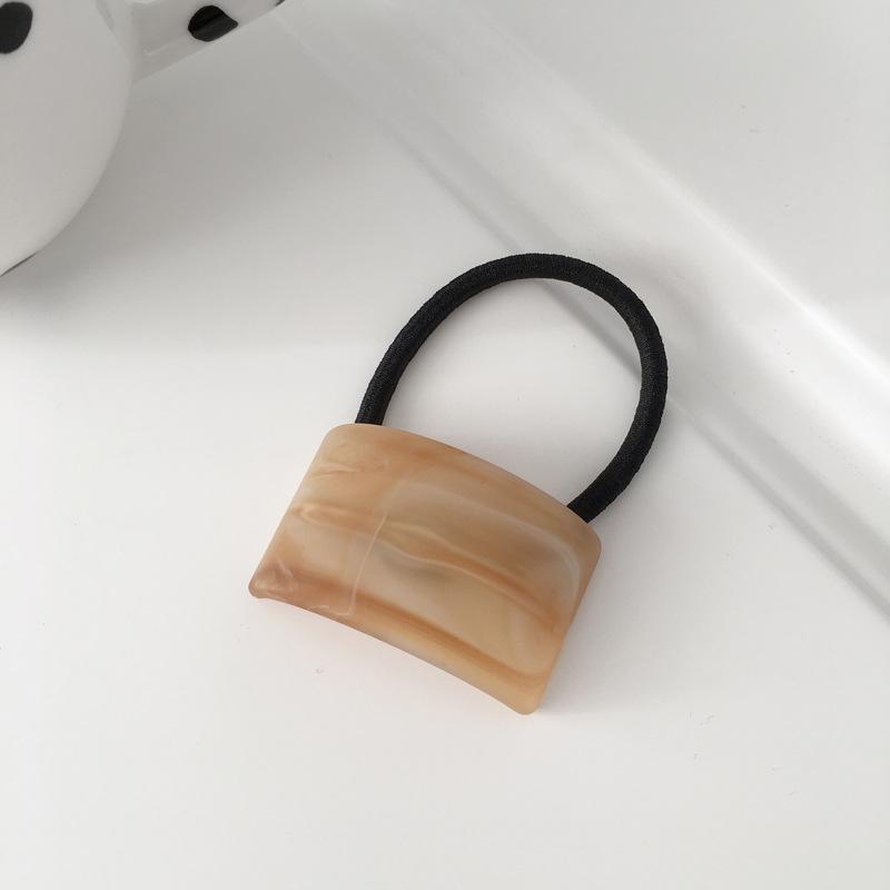 New Korean Fashion all-matchFine Acetate Stripeshair Large Intestine Hair Ring for Women Girl Hair Accessories Headwear