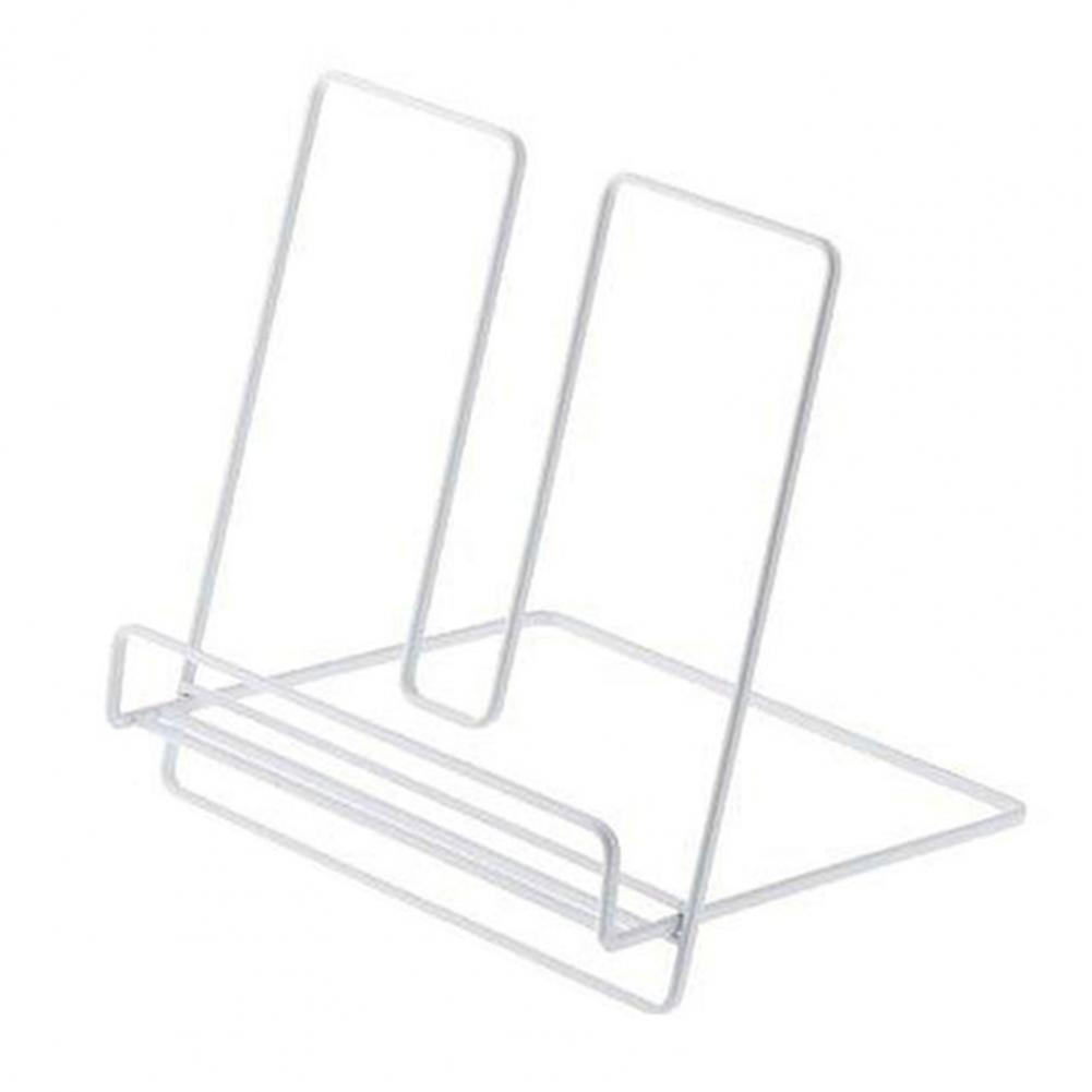Foldable Desktop Book Stand Carbon Steel Holder for Book Tablets Recipes Artwork Space-Saving Storage Display Rack for Desk