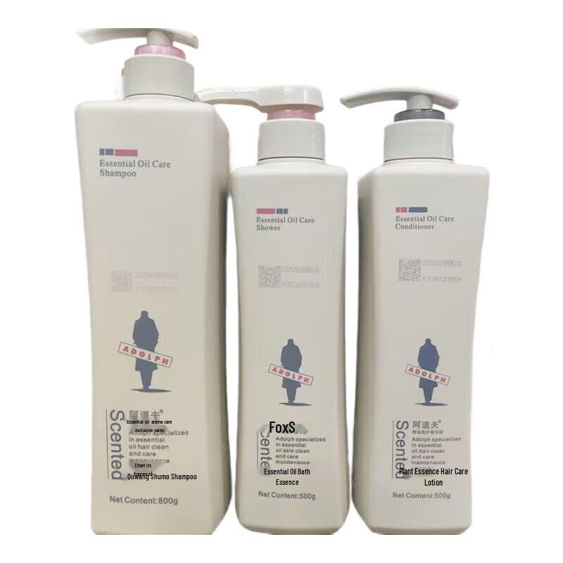 Adolph Essential Oil Anti-dandruff Hair & Body Wash Set