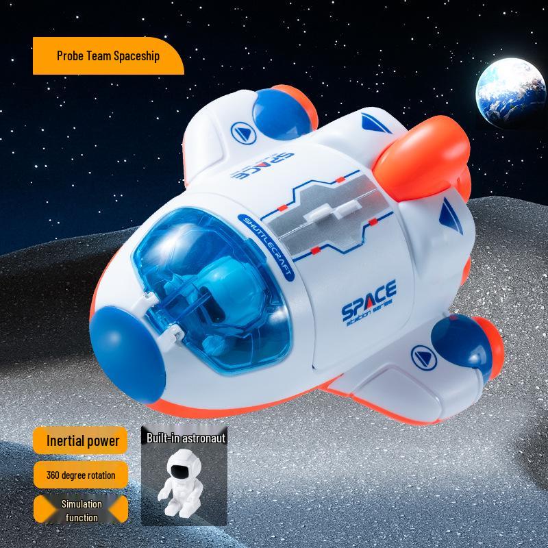 Space Exploration Rocket Rover with Astronaut & Spaceship Toy for Kids