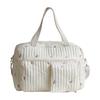 Kleiner Bär Gestickt Baby Wickeltasche Leicht Großes Fassungsvermögen Mama Tasche Praktisch mit Schultergurt Handtasche