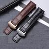 Genuine Leather Strap for Tag Heuer Watch Carrera Monaco Watch Belt Black Brown Bracelet Wristwatch Watchband 19mm 20mm 22mm