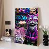 Disney Pittura Diamante Fai da Te 5D Alice nel Paese delle Meraviglie Gatto Soriano Illustrazione di Gruppo Mosaico Ricamato Punto Croce Decorazione Casa Regali Artigianato