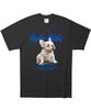 MONSTER REPUBLIC French Vivid Blue T-Shirt Black
