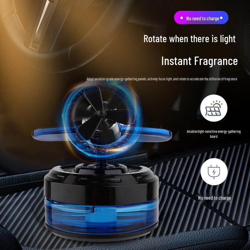 Solar-Powered Car Airplane Aroma Diffuser: Long-Lasting Fragrance for Car Console Ornament.