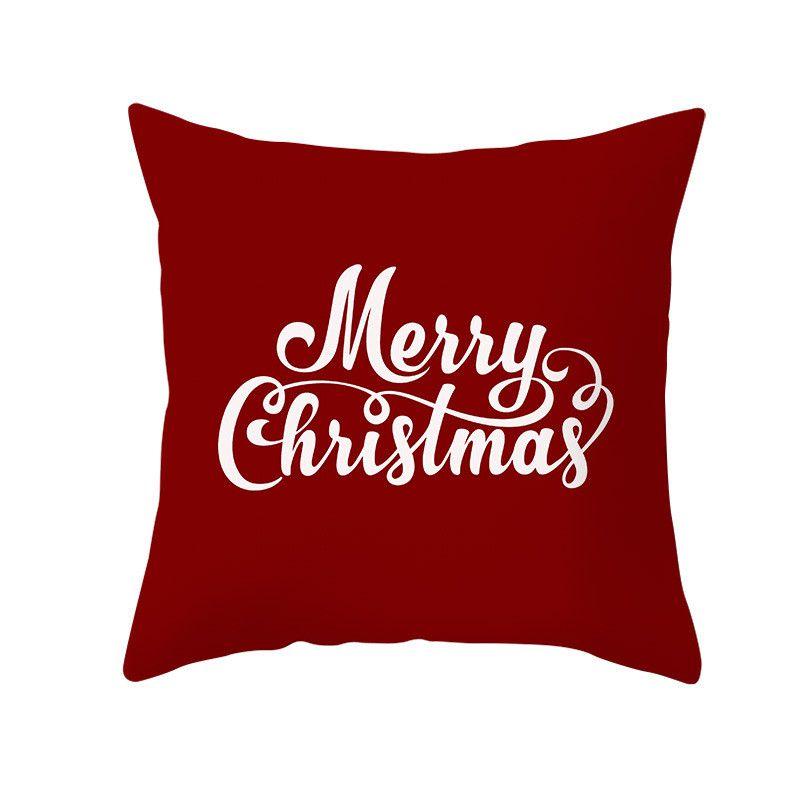 Luxurious Peach Skin Velvet Cushion Cover Featuring Santa Claus For Holiday Cheer
