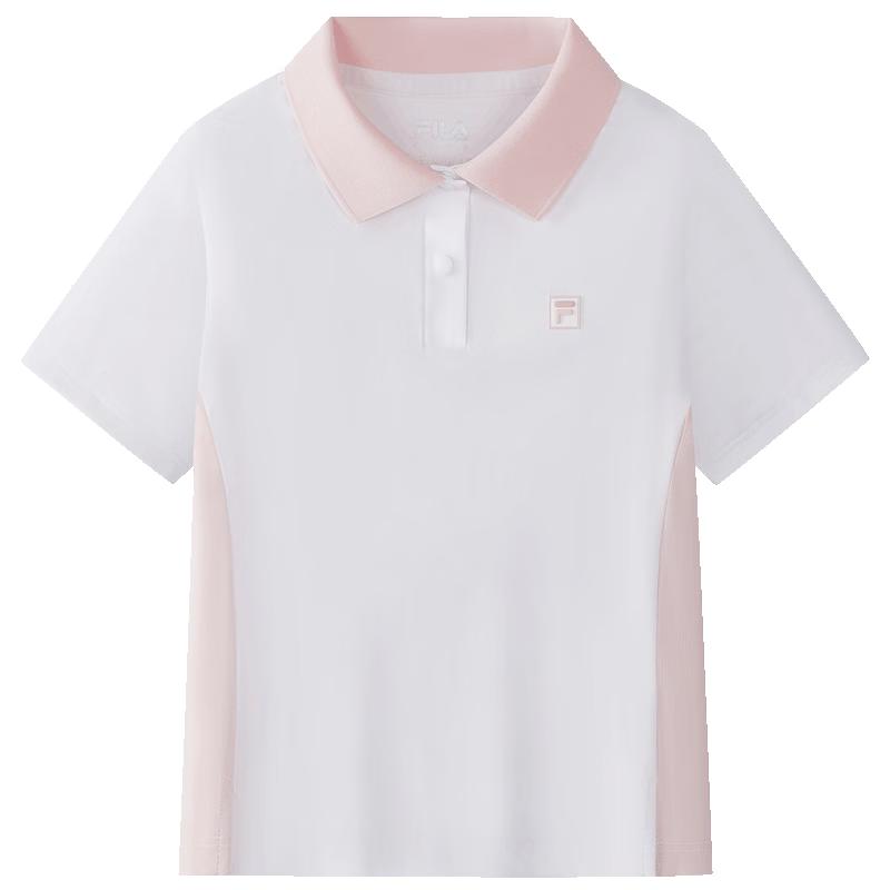 FILA Girls  Knit Short Sleeve Polo Shirt 120