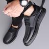 Męskie Retro Skórzane Lekkie Antypoślizgowe Casualowe Buty Biznesowe