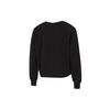 Puma Simple Letter Logo Printed Round Neck Pullover Sweatshirt Women sweatshirt Black 537357-01