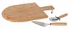 Bamboo Pizza Cutting And Serving Set
