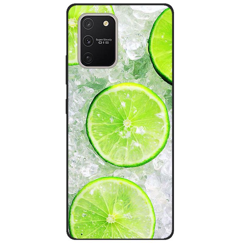 For Samsung Galaxy S10 Lite Case G770F Silicone Black Soft Back Cover for Samsung S10 Lite Case 2020 TPU S10Lite Cover S 10 Lite
