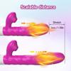 Rabbit Thrusting Vibrators Female Sex Toys For Women Clitoris Sucker Stimulator Heating Dildos Goods For Adults Sucking Machine