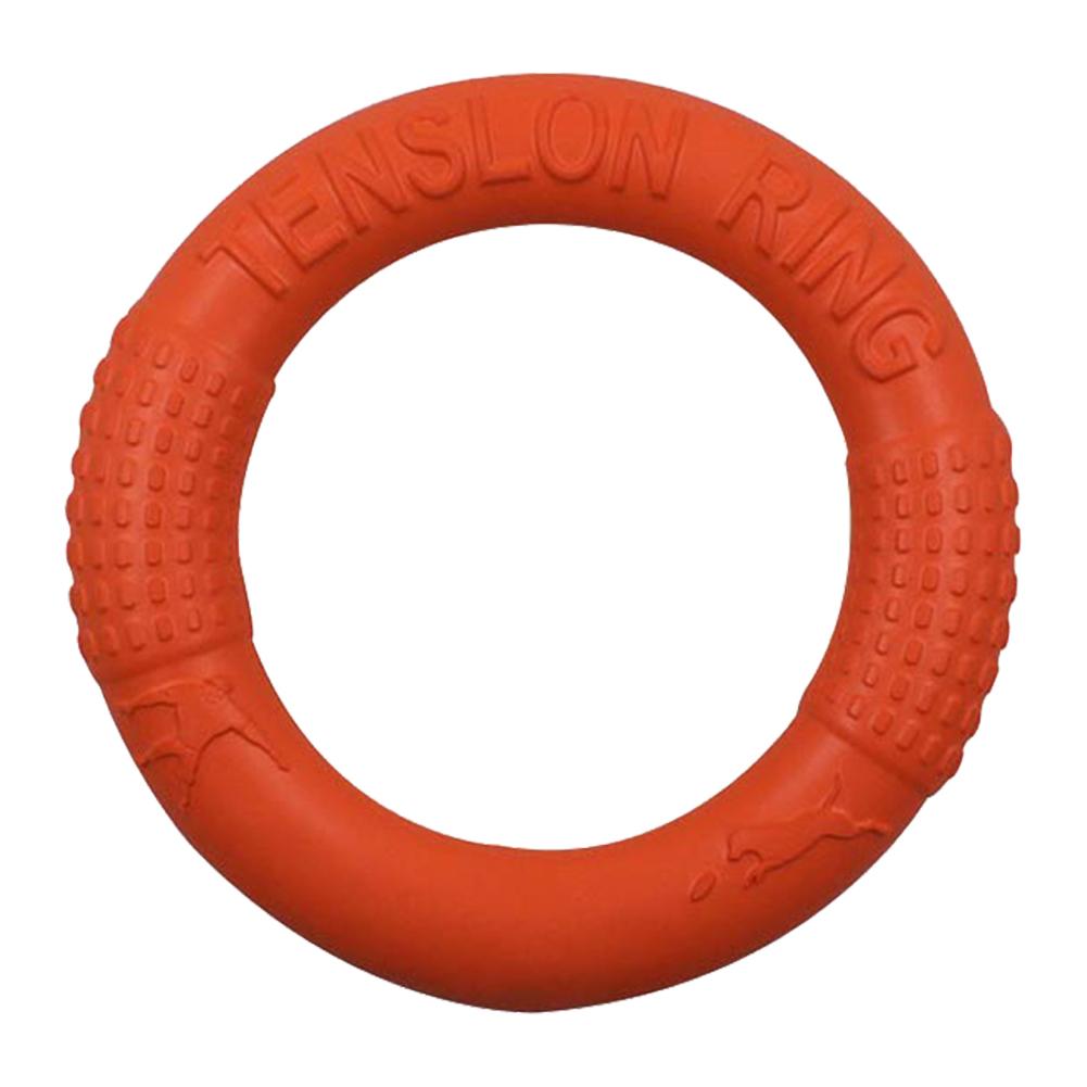 

Pet Pull Ring Устойчивый к укусам Собака Летающий диск Жевание Игрушка для тренировки (Оранжевый S)