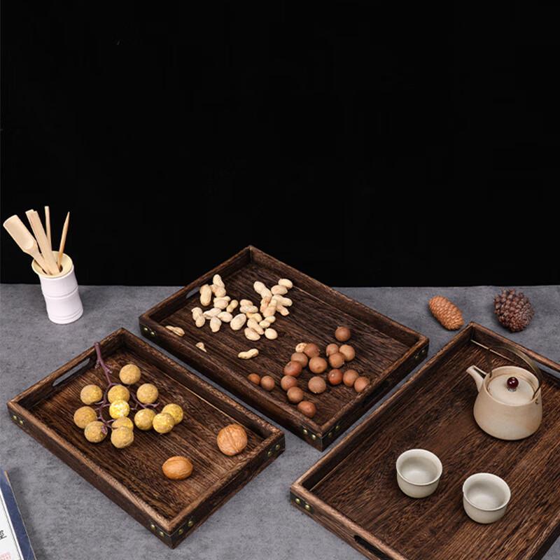 Pabei Rectangular Solid Wood Serving Tray