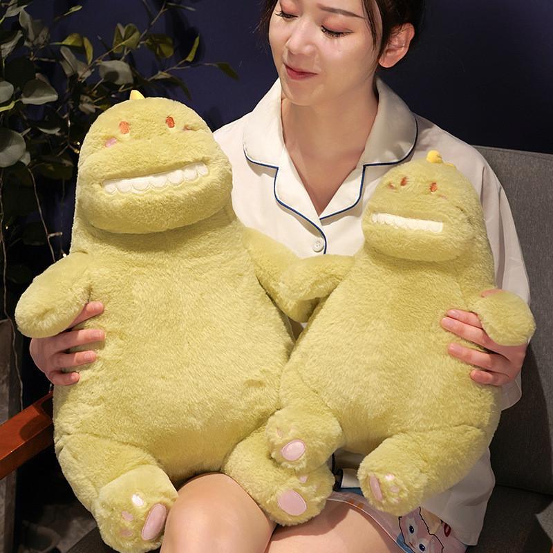 Cartoon Dinosaur Plush Toy Girls Gift Short Plush Material Soft Doll Filling