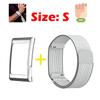 Metallrahmen + Nylonband für Amazfit Helio Armband Armband Bizeps Sport Ersatz Zubehör für Amazfit Helio Armband