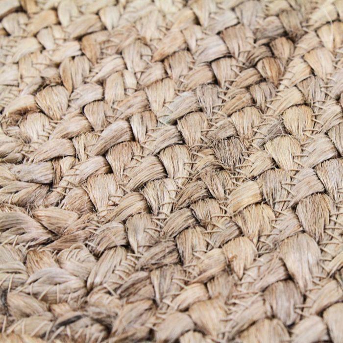 Handmade Natural Braided Jute Living Room Rug 190x290