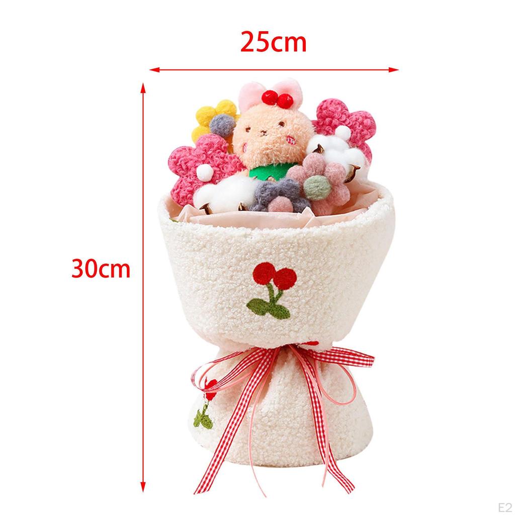 Plush Doll Bouquet Artificial Flowers Toy Wedding Gift Party Favors