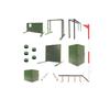 9-Piece Mobile 400m Obstacle Training Set