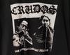 LOS CRUDOS T-Shirt Punk Hardcore Infest MK Ultra Spazz Dropdead Limp Wrist Durchgestrichen Kein Kommentar Kapitalistische Opfer Larm