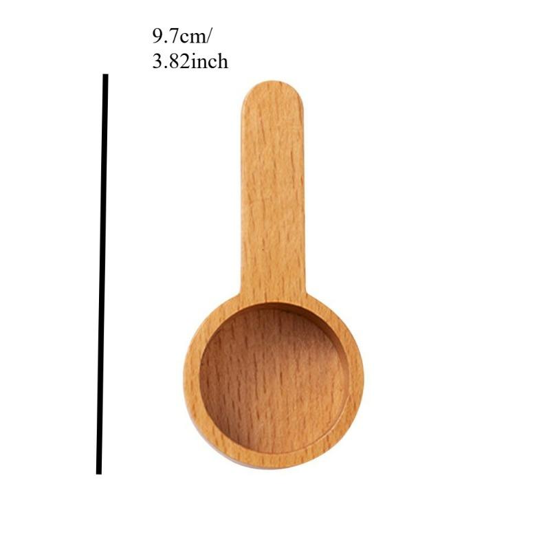 Set di cucchiai dosatori in legno Cucchiai dosatori da cucina Cucchiaio per tè e caffè Cucchiaio dosatore per zucchero e spezie Strumenti di misurazione per cucinare Casa