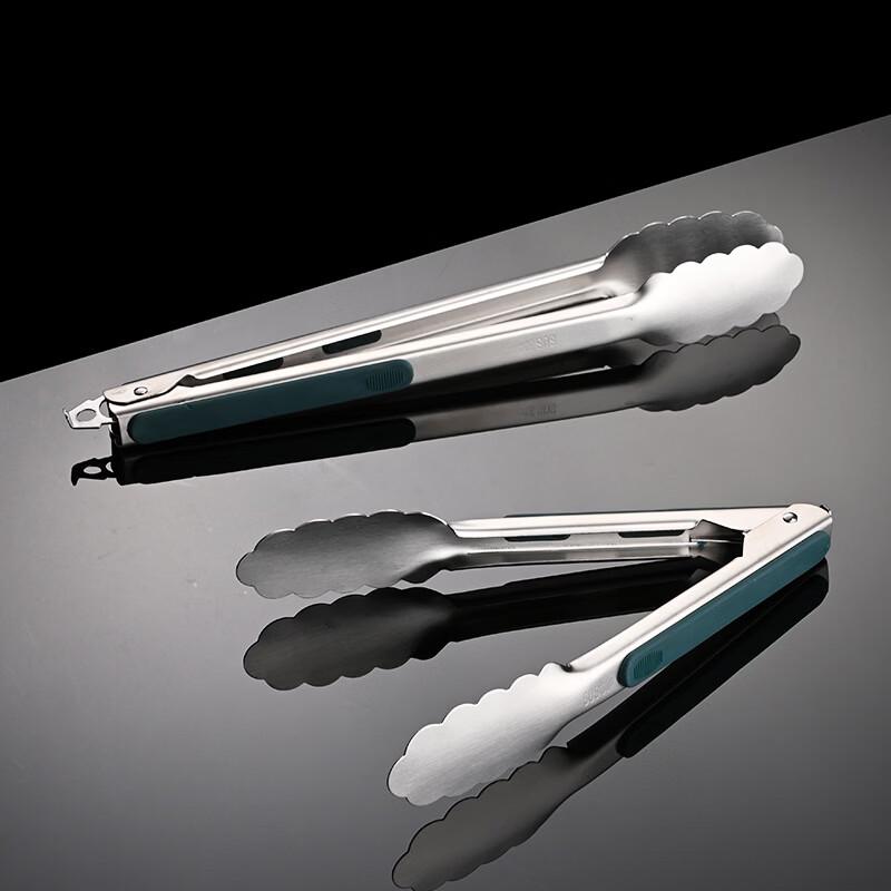 Qianxing Thickened 304 Stainless Steel Food Tongs