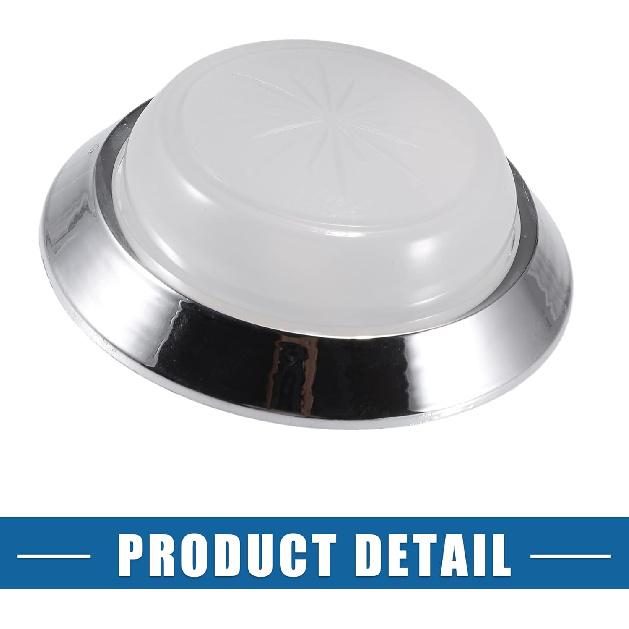 Car Round Dome Light Base Lens Lamp Cover Car Interior Light Lens for Chevy Camaro 1970-1981 Plastic Clear