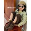 Children's Birkenstock Genuine Leather Shoes - 2024 Autumn Collection, Fashionable Korean Style for Girls