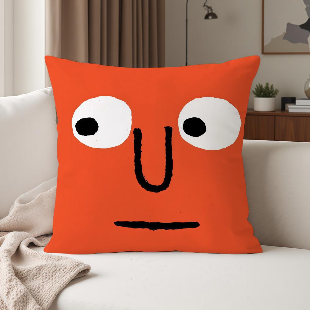 Ästhetische Kunst J-Jean J-Jullien Kissenbezug Geeignet für Schlafzimmer Wohnzimmer Autos Heimdekoration