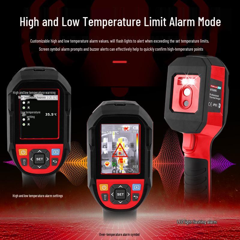 UNI-T i120S Thermal Imager: HD Infrared Camera for Floor Heating Leak Detection & Temperature Screening