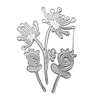 Flower Cutting Dies Floral Embossing Die Cuts Templates for Card Making Scrapbooking DIY Papercraft Album Crafts