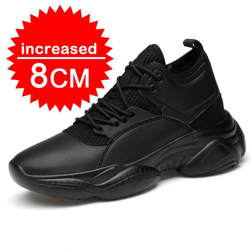 Módní 2024 Jaro Nové Zvedací Pánské Boty 6/8/10cm Vysoké Zvedací Boty Teenager Sportovní Trendy Boty Pánské Tenisky Ležérní Boty