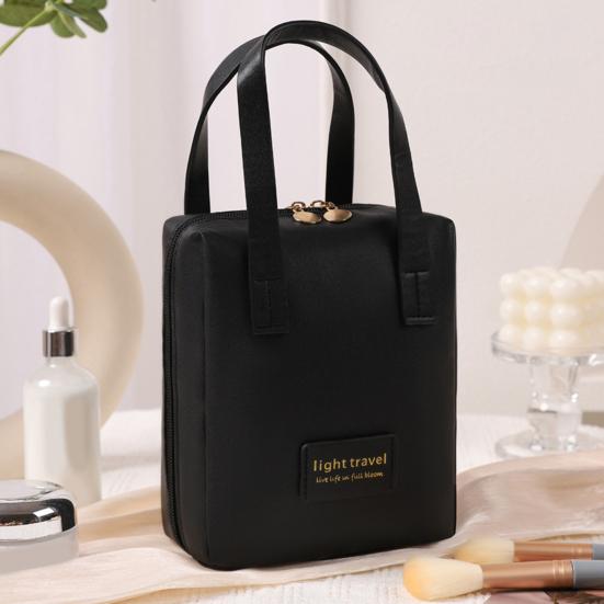 Travel Cosmetic Bag Portable Toiletry Organizer with Handle Large Capacity Waterproof Makeup Bag for Home Travel Business Trip