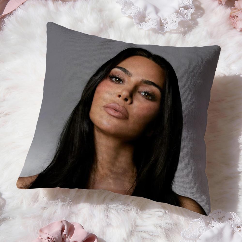K-Kim K-KardashianS Cushion Cover Premium Comfort Reversible Pillow Cove -Two in One Design for Any Room & Car Interior