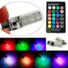 Colorful width indicator light remote control daytime running light modification super bright car width indicator light LED