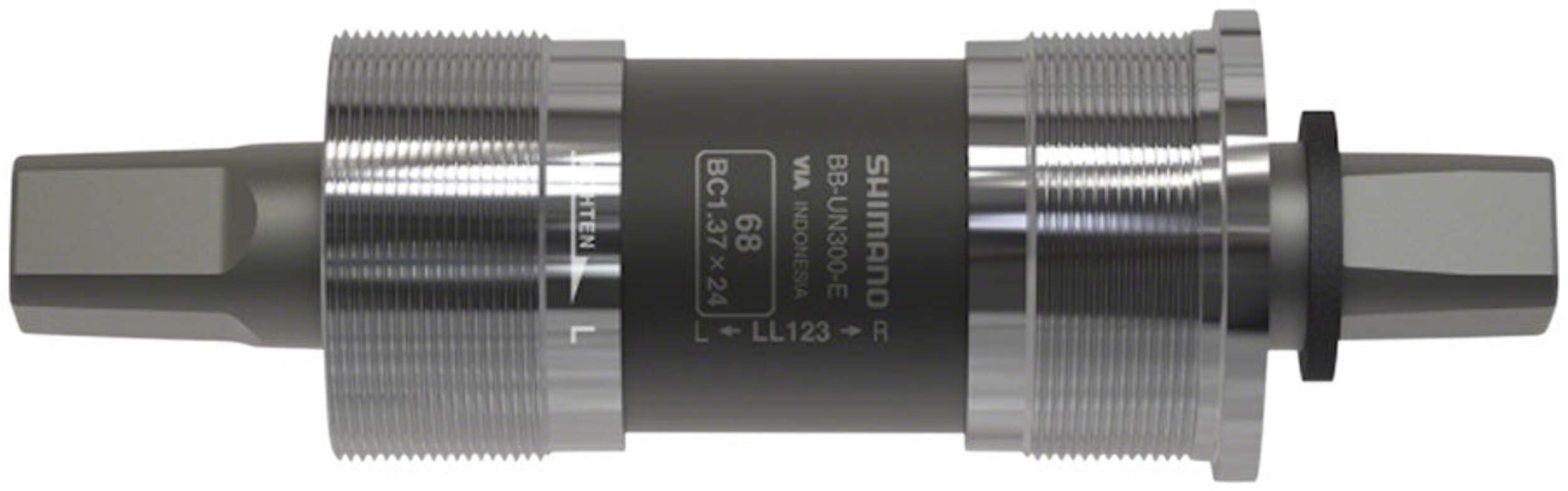 Shimano Bottom Bracket 68BSA FD compatible EBBUN300EB23X BB-UN300-E 122.5mm (LL123) E-type