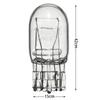 2Pcs T20 Halogen Lamp Glass Daytime Running Light Turn Signal Light Stop Brake Tail Lamp Bulbs 7443 W21/5W Bulbs 7