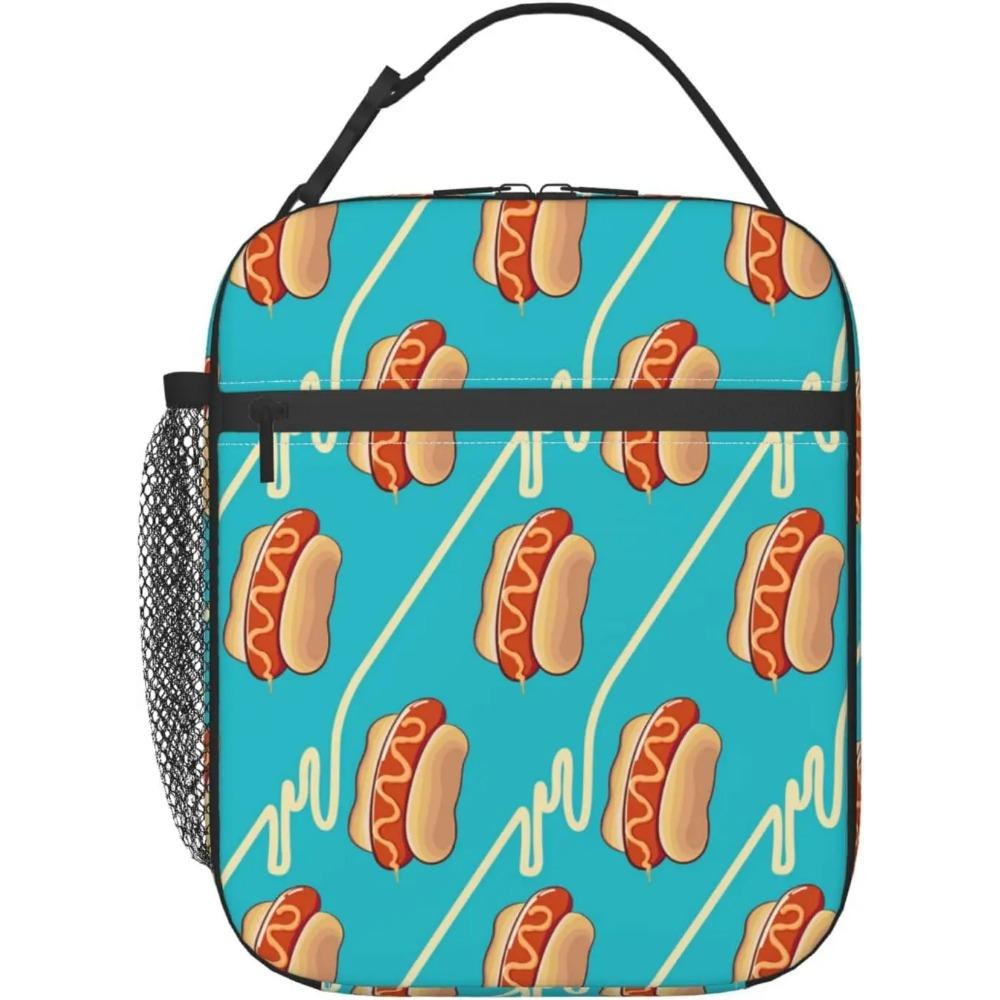 Cute Frog Lunch Box for Kids Women Men Green Lunch Bag Cooler Tote Reusable Insulated Container Gifts Office Picnic Travel Work