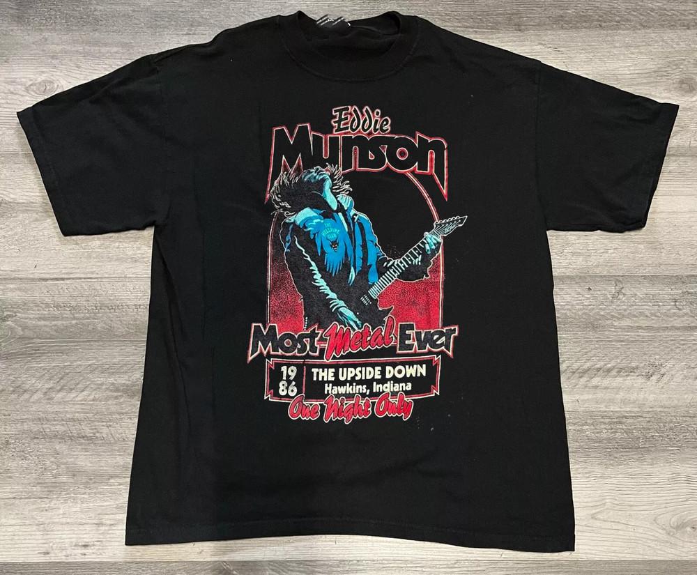 Эдди Мансон Самый Металлический Хлопковая Футболка Унисекс Концертная S - 5XL AR130 Унисекс Футболка S