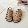 Girls' Versatile Roman Sandals 2026: Trendy Rivet Soft Sole Princess Shoes with Non-slip Hollow Design