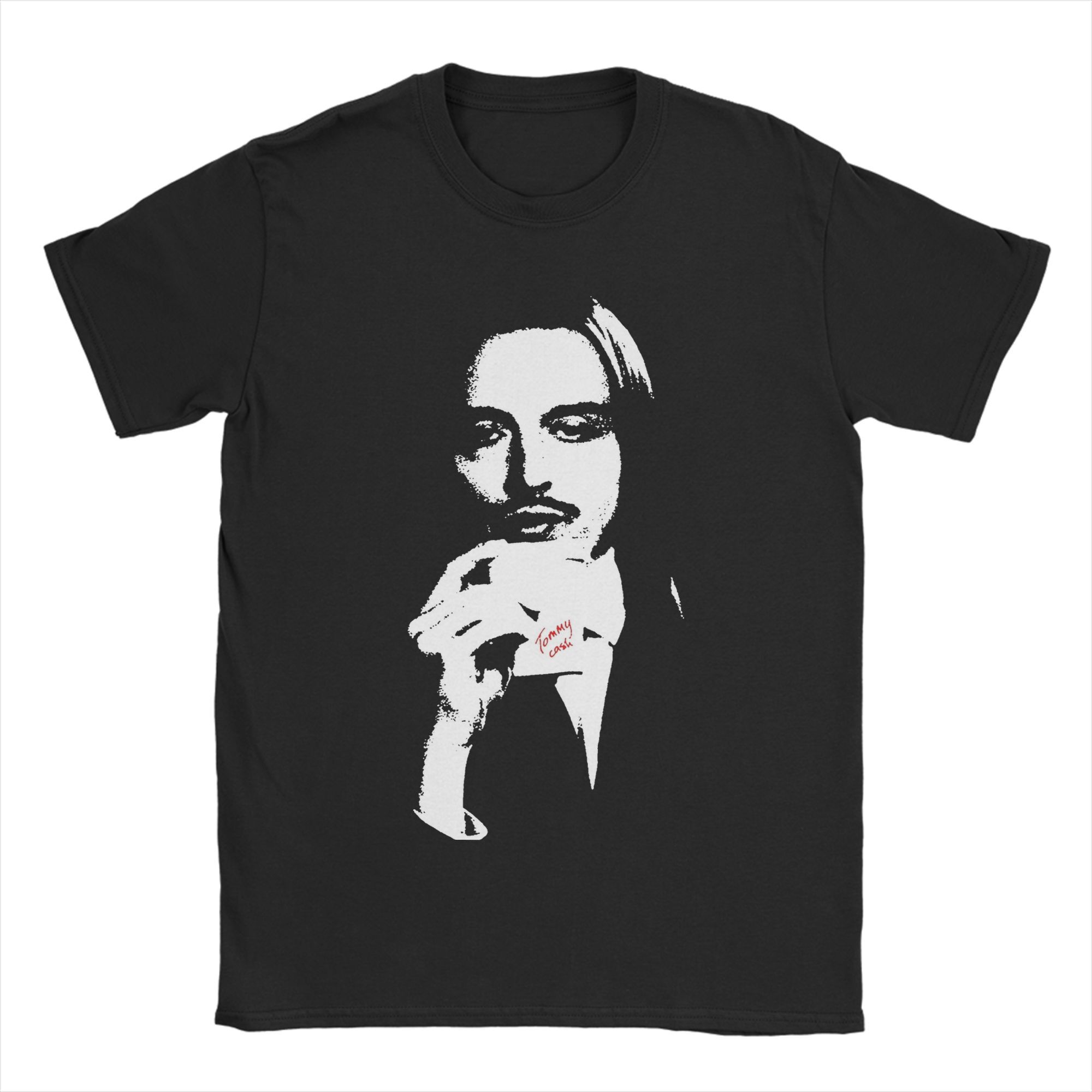 

Классический силуэт Tommy Cash Espresso Евровидение 2025 Мужская футболка Хипстерская футболка Футболки с круглым вырезом Одежда с коротким рукавом S