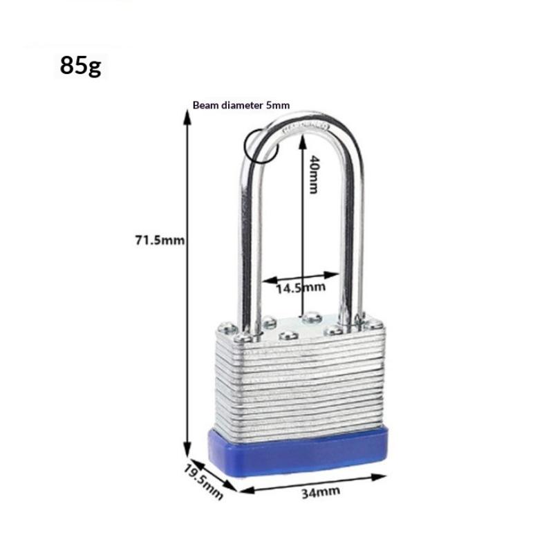 1Pcs Warehouse Car And Ship Lock Thousand Layer Lock Long/Short Beam Industrial Engineering Outdoor Waterproof Padlock