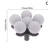 Deep Tissue Fascia Massage  Replacement Heads Muscle Massager Attachments Head Set Ideal for Fitness Post Workout Recovery