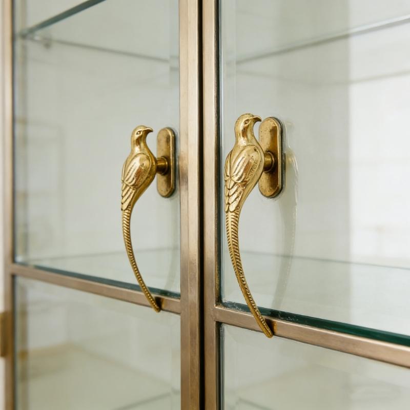 Modern Golden Magpie Shape Dresser Pull Stylish Metal Handle For Cabinets And Closets Replacement Knob Easy To Install