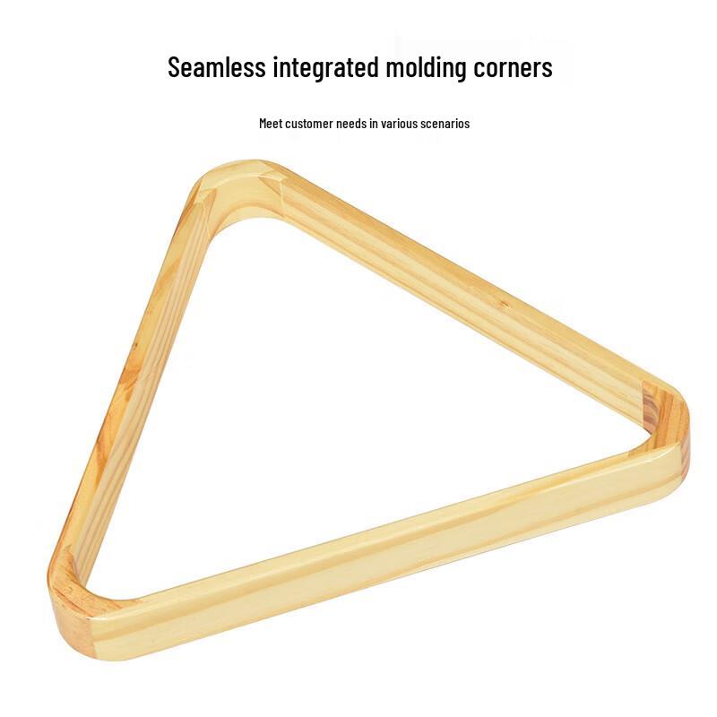 Wooden Chinese Eight Ball Billiards Triangle Rack