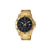 50M Waterproof Quartz Movement Stainless Steel Watch Men Watches Black MTP-VD01G-1C