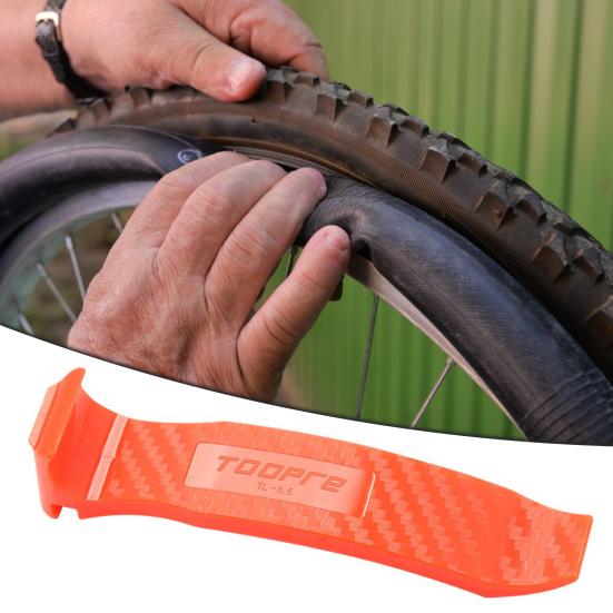 Bike Tire Lever with Deflation Device Double-Head Lightweight Road Mountain Bicycle Tire Removal Tools Bike Accessories